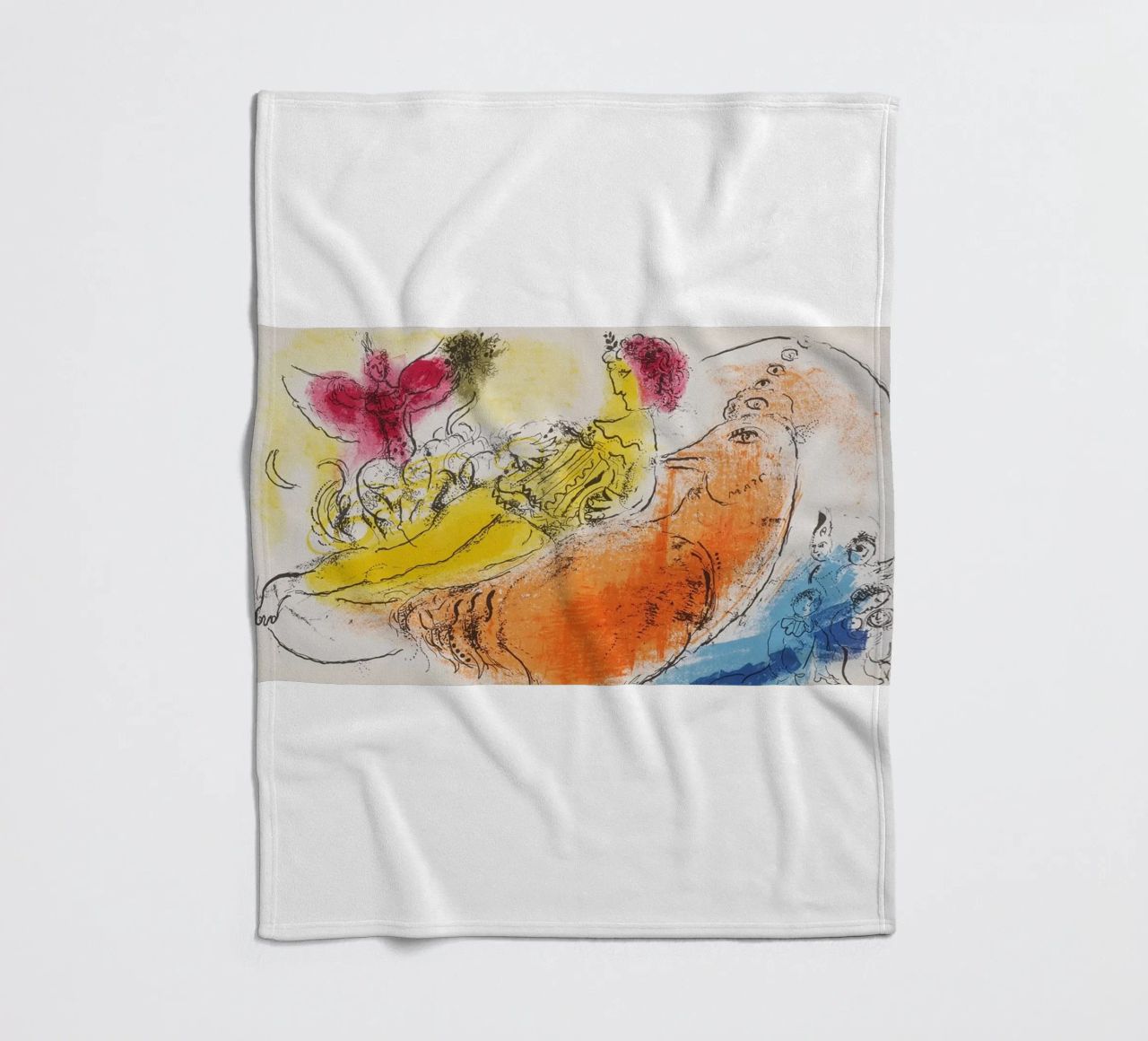 Marc Chagall che probabilmente non conoscevi coperta in pile da Alvena Baumbach
