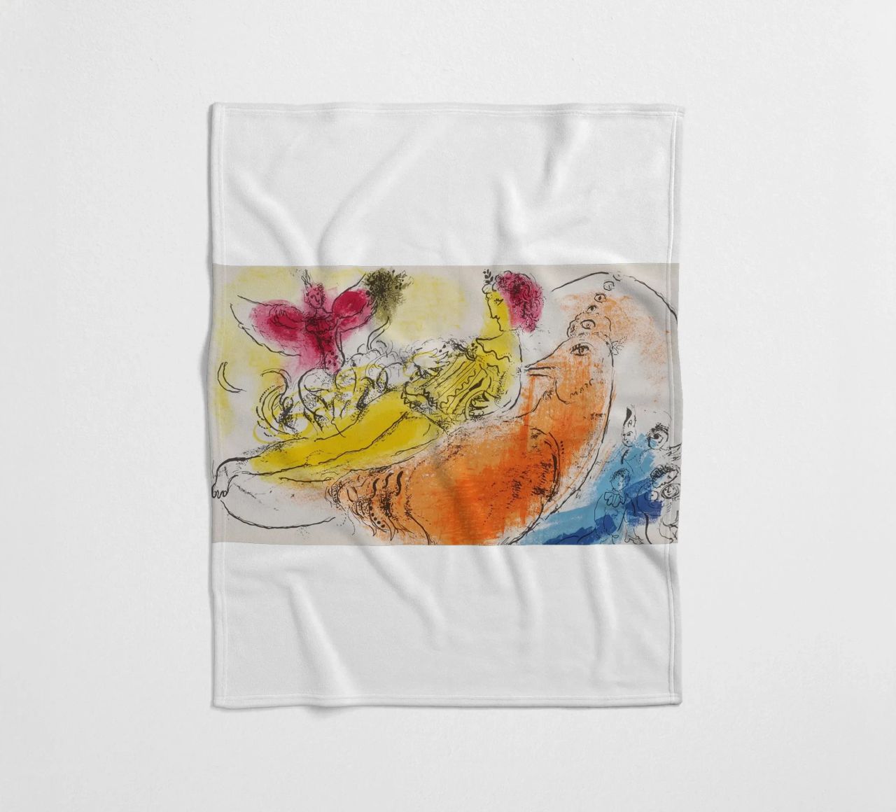 Marc Chagall che probabilmente non conoscevi coperta in pile da Alvena Baumbach