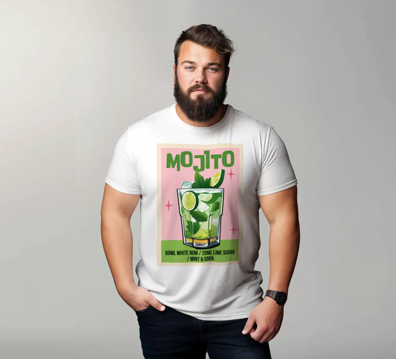 Mojito Cocktail t-shirt by Beauty wall
