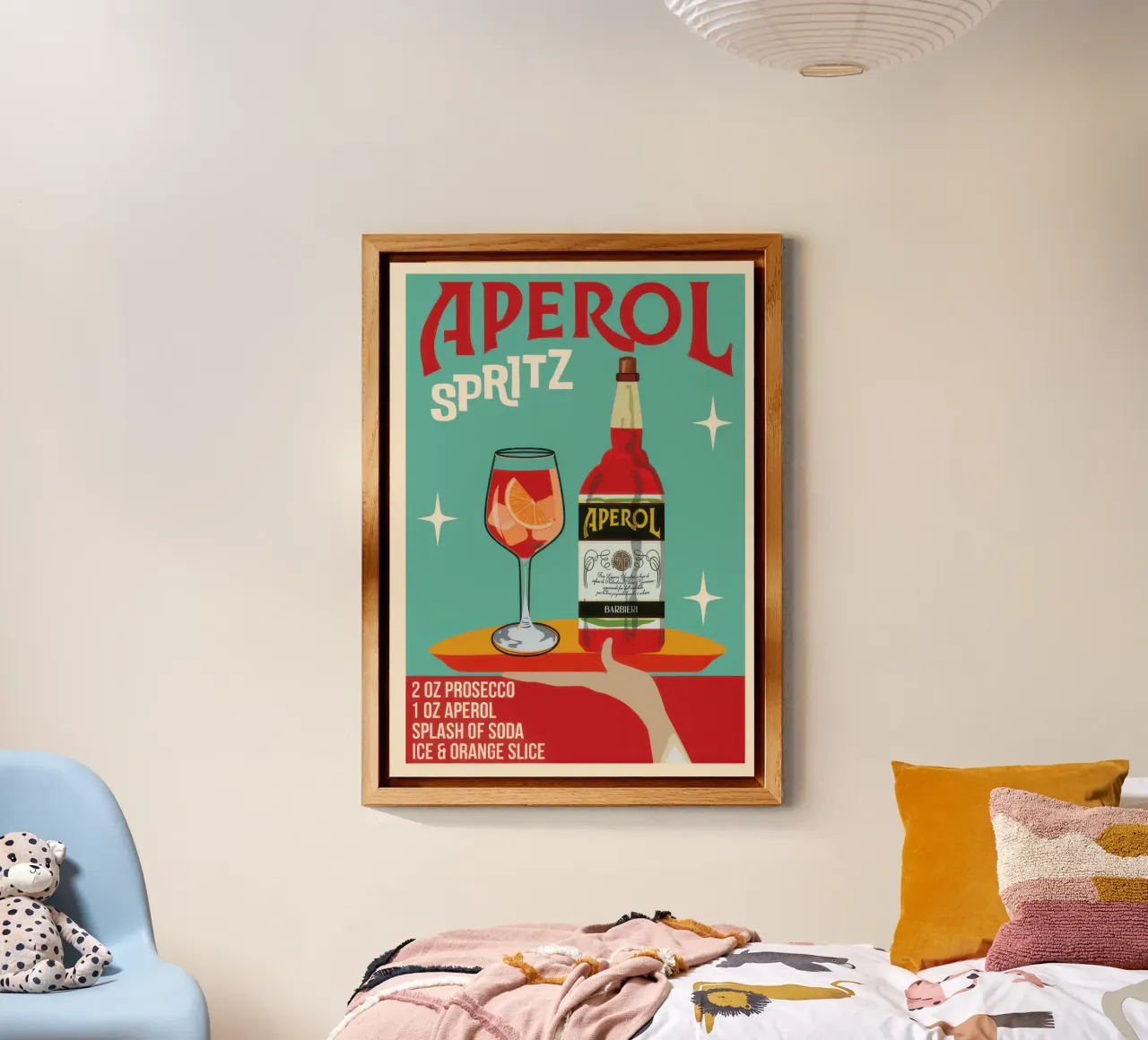 Aperol Spritz alluminio dibond da Beauty wall