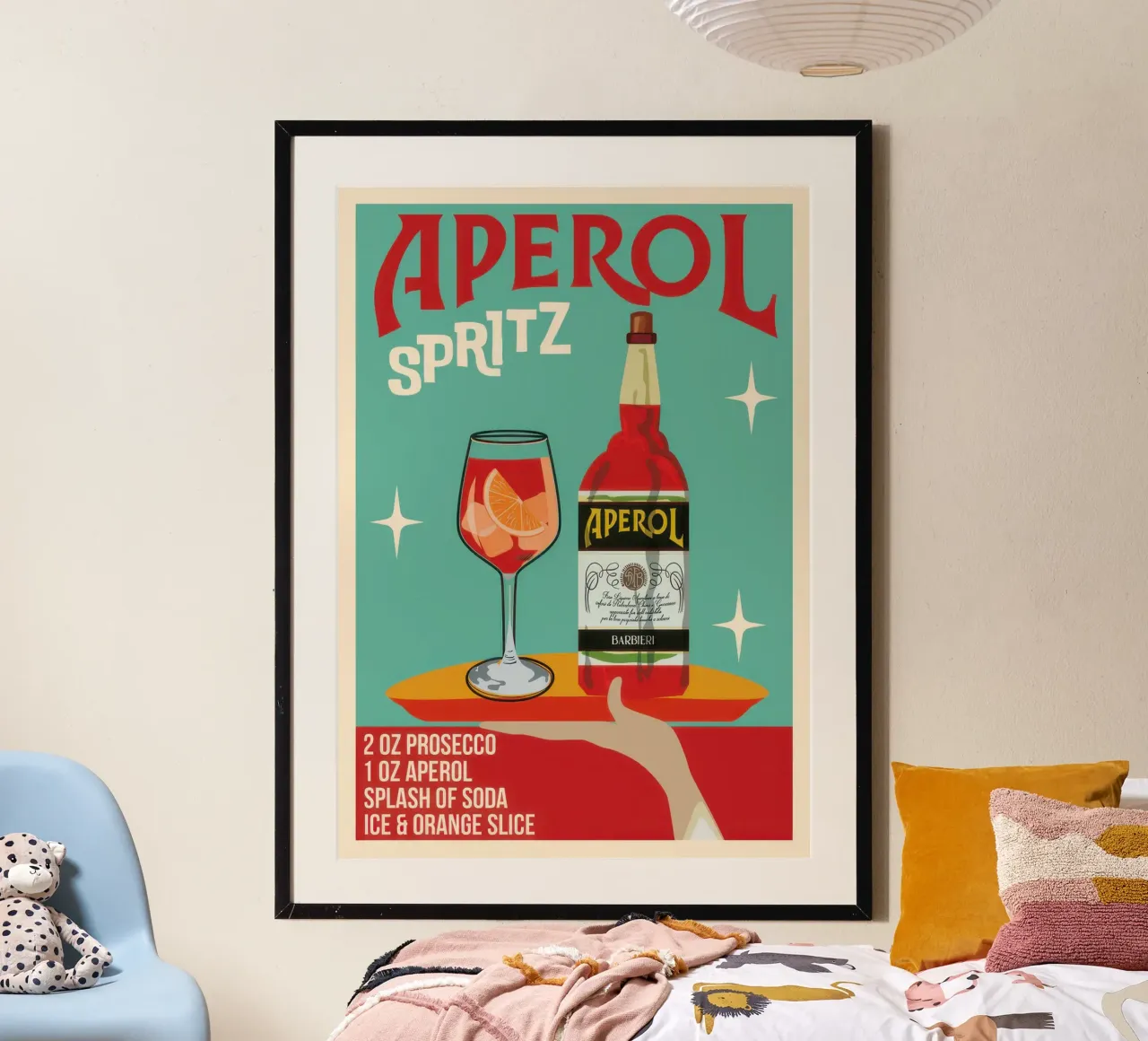 Aperol Spritz carta hahnemühle da Beauty wall