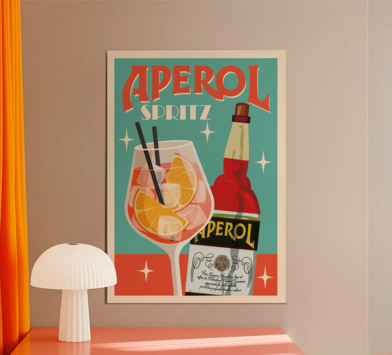 Aperol Spritz carta hahnemühle da Beauty wall