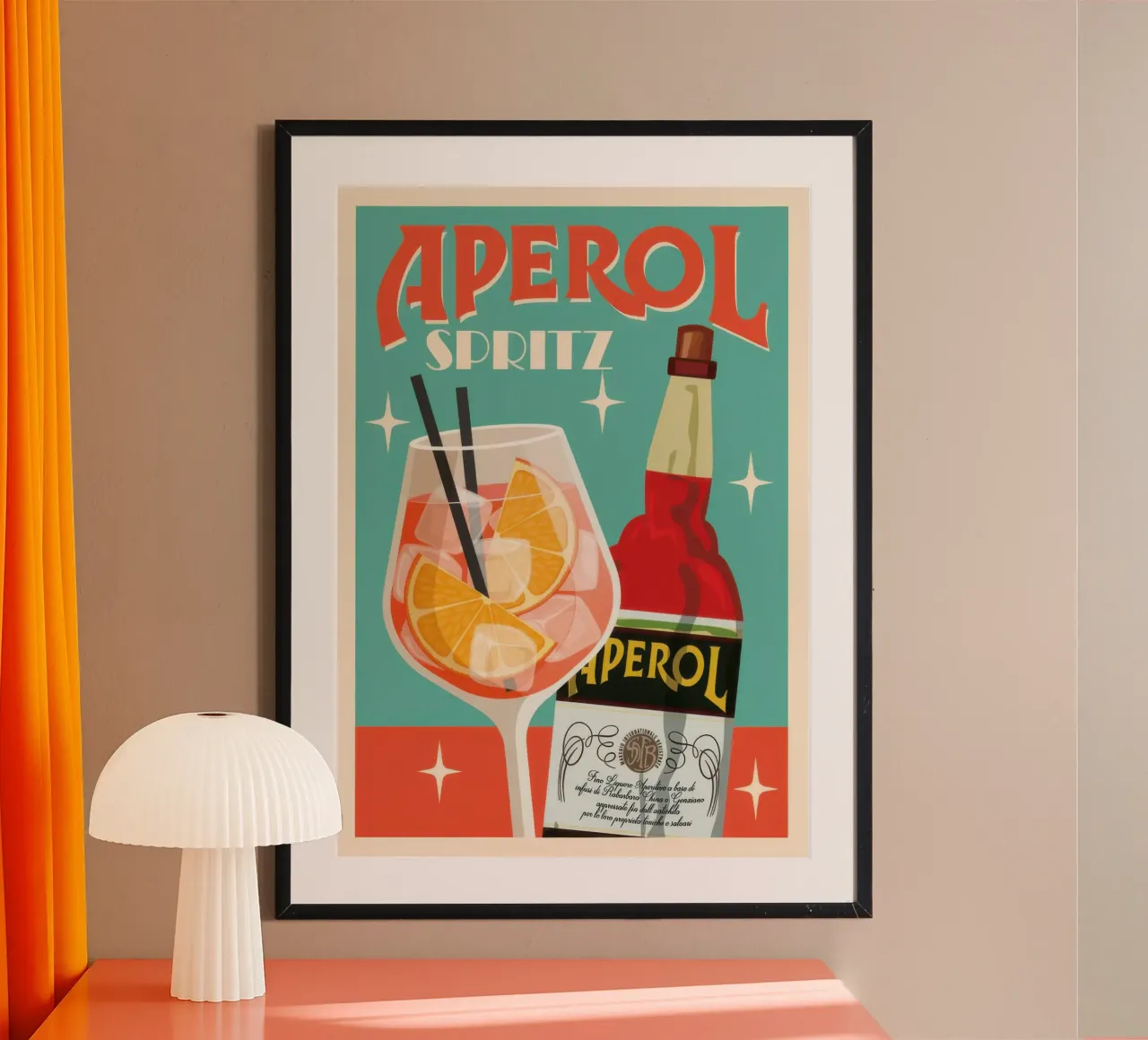 Aperol Spritz carta hahnemühle da Beauty wall