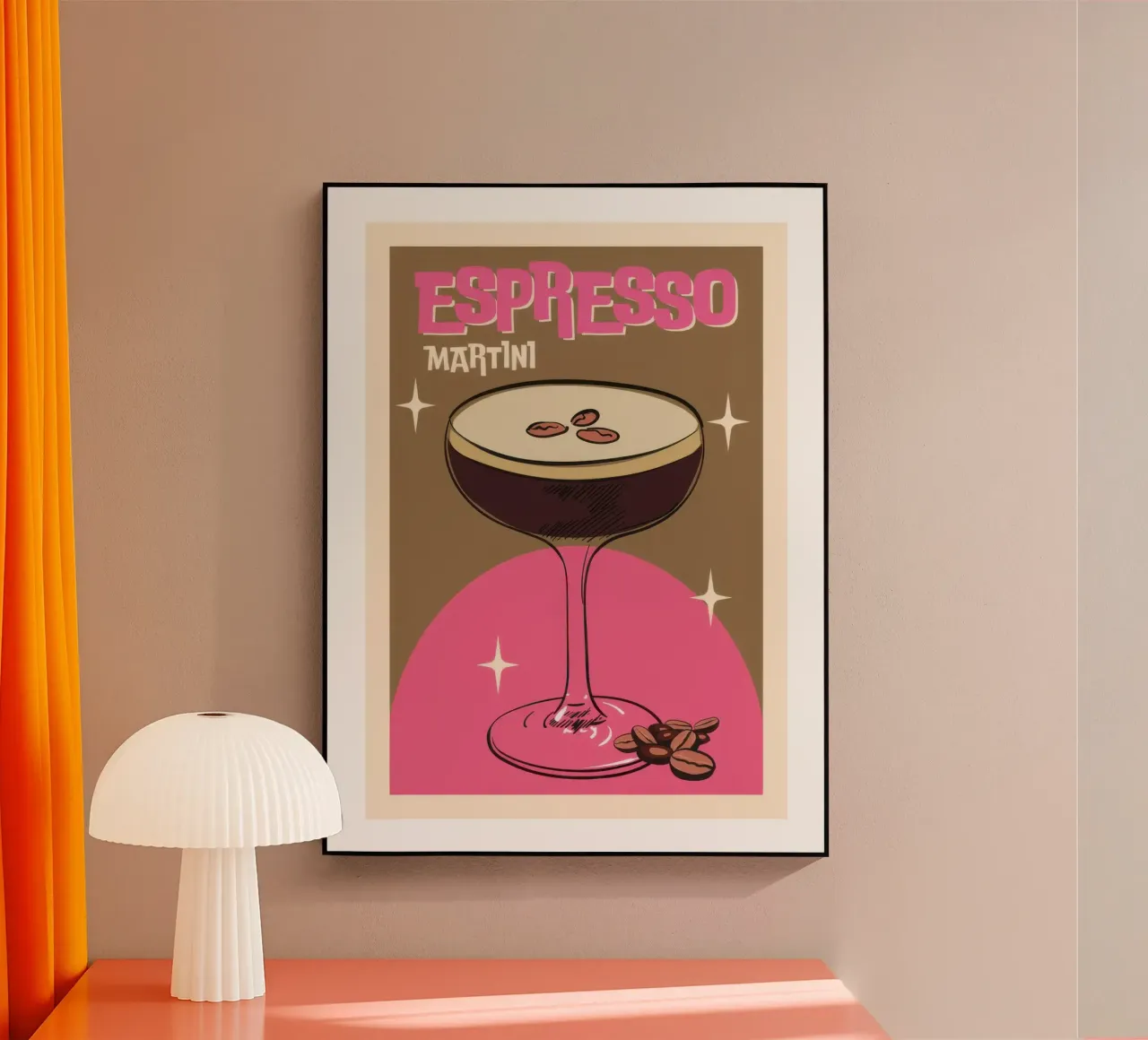 Espresso Martini plexiglass da Beauty wall