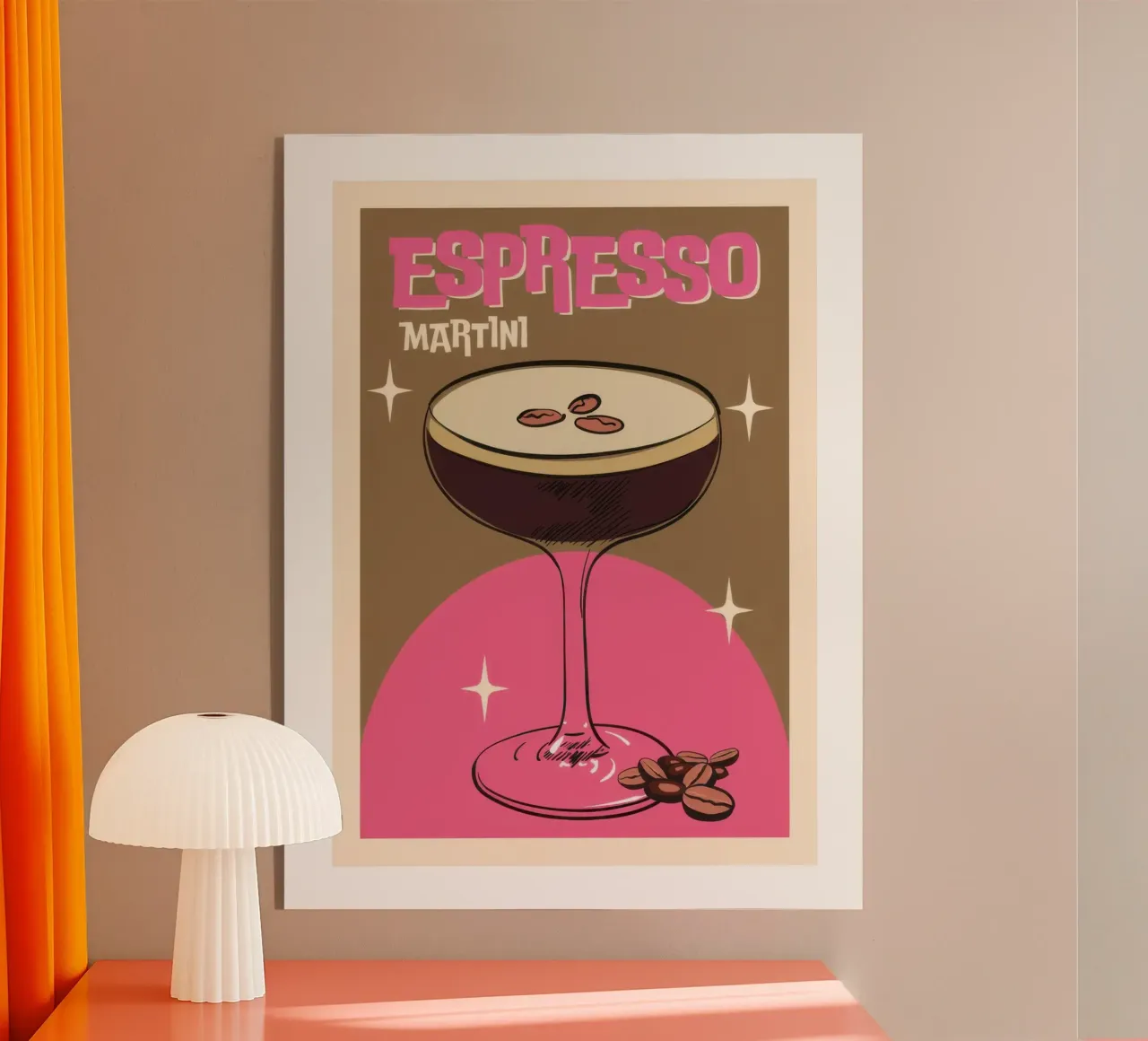 Espresso Martini plexiglass da Beauty wall
