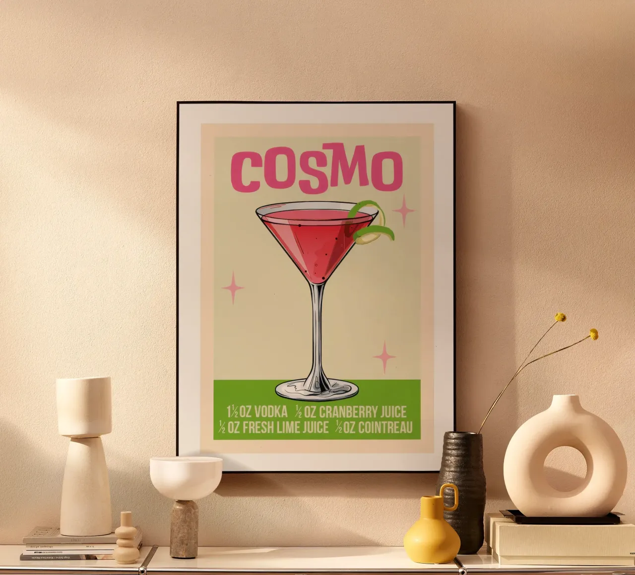 Cosmo plexiglass da Beauty wall