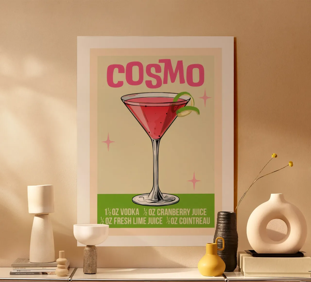 Cosmo plexiglass da Beauty wall