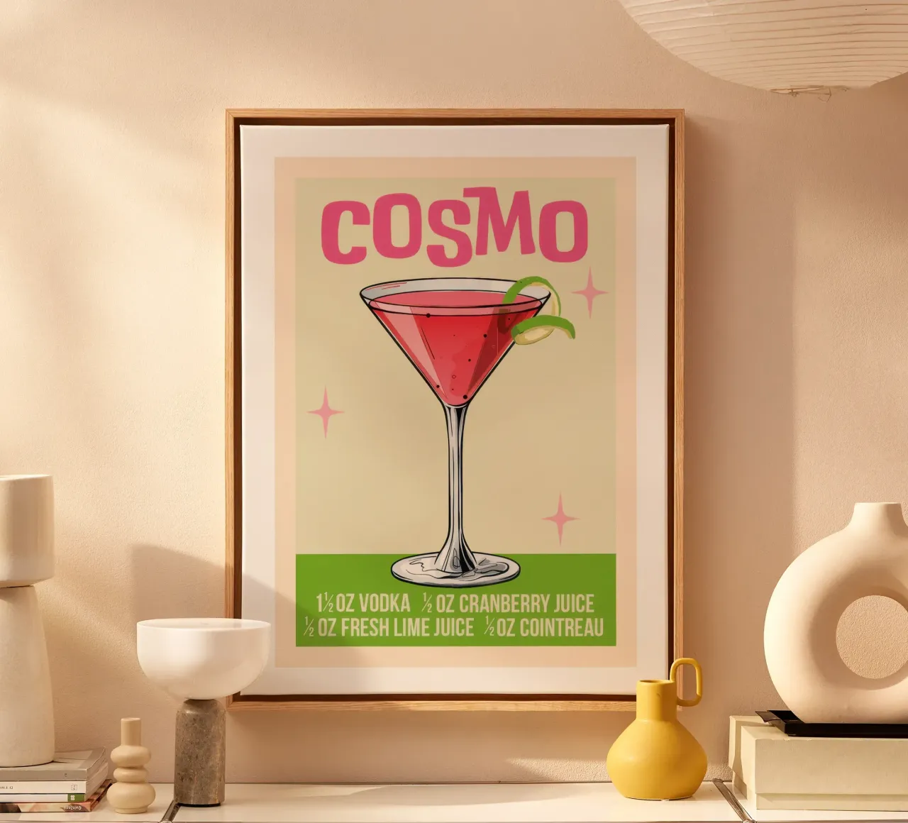 Cosmo canvas with Floater frame by Beauty wall