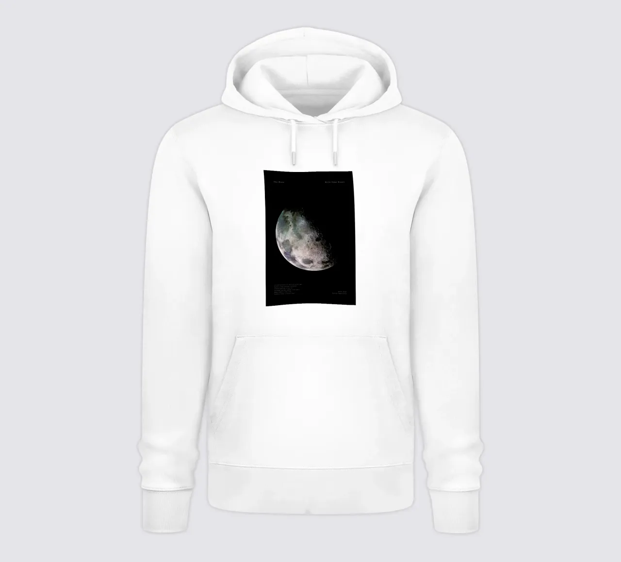 The Moon felpa con cappuccio da Vintage by JUNIQE