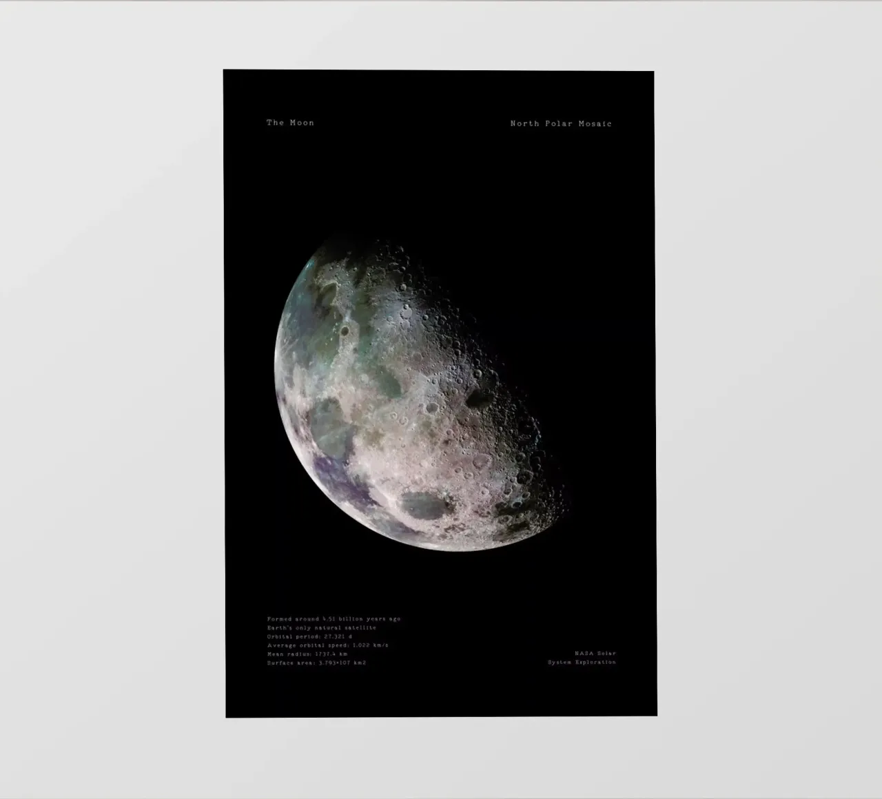 The Moon pellicola backlit da Vintage by JUNIQE