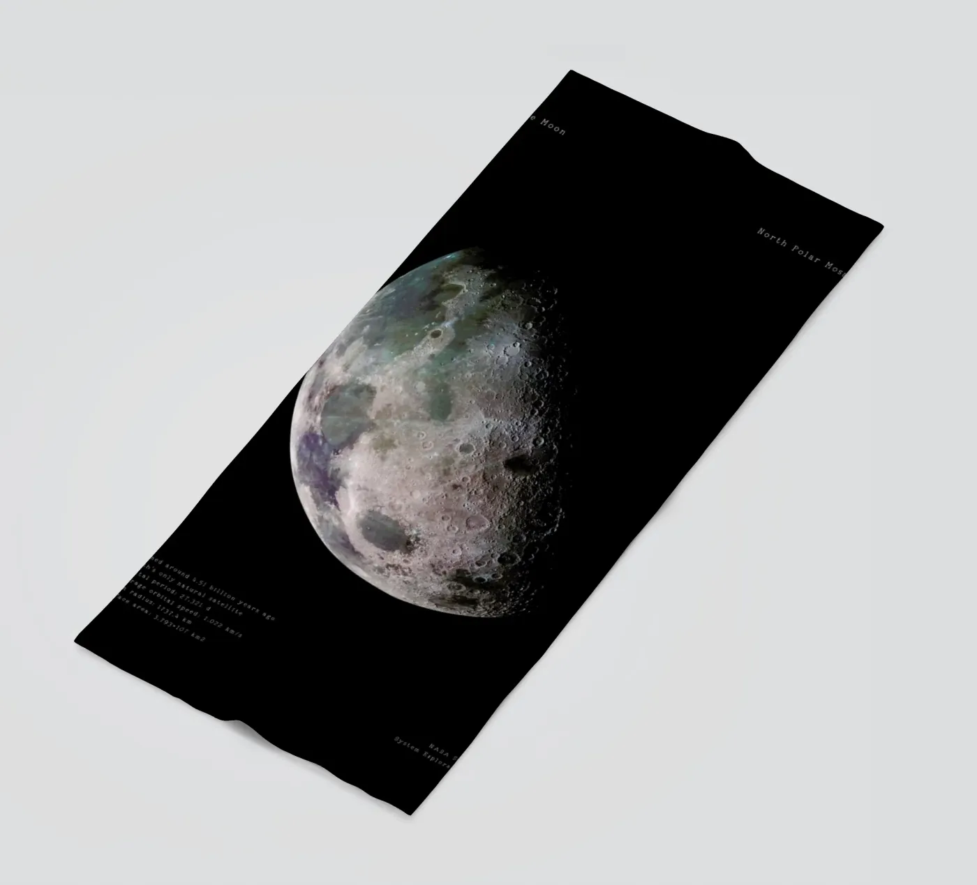 The Moon telo mare da Vintage by JUNIQE