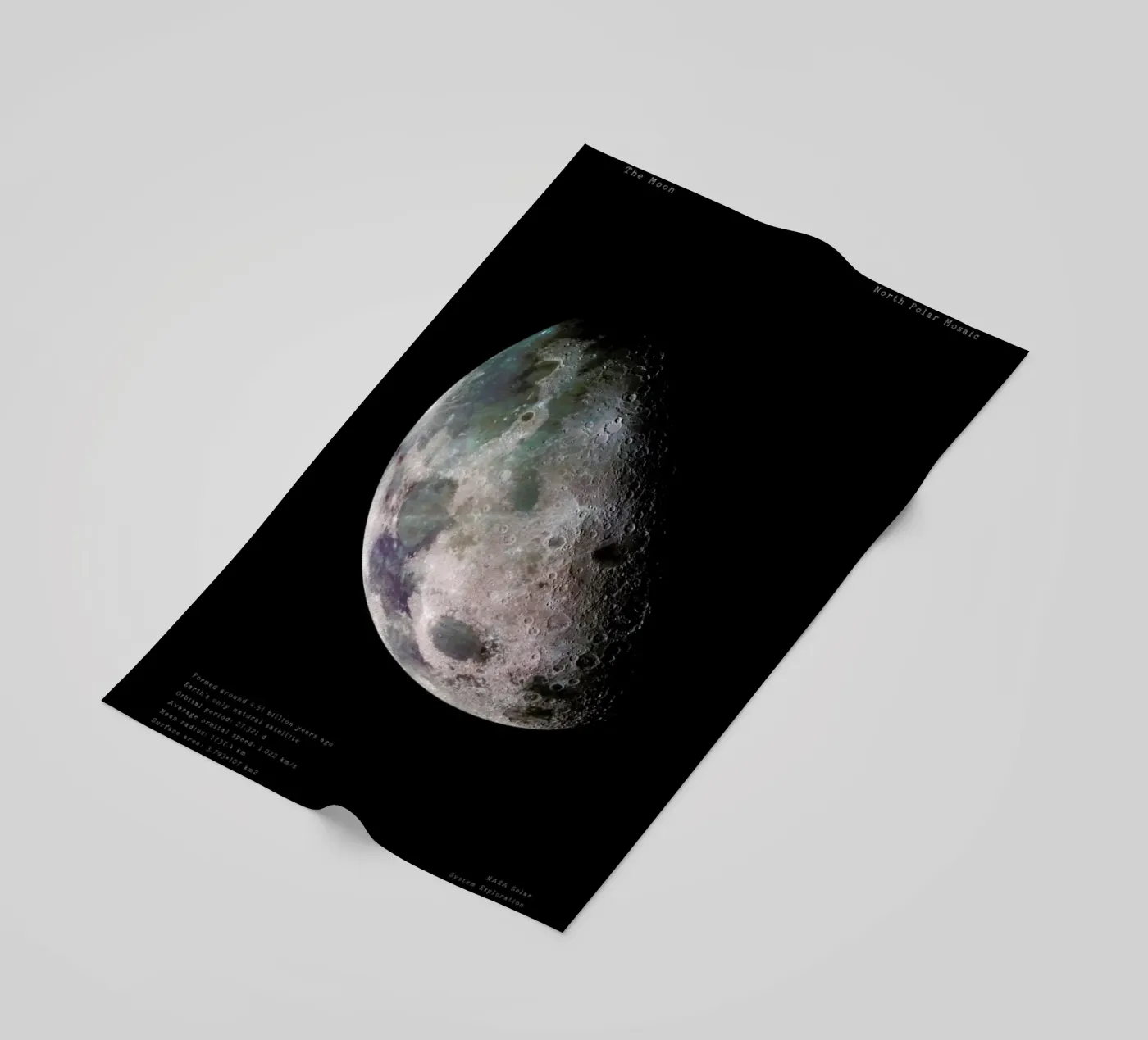 The Moon telo mare da Vintage by JUNIQE