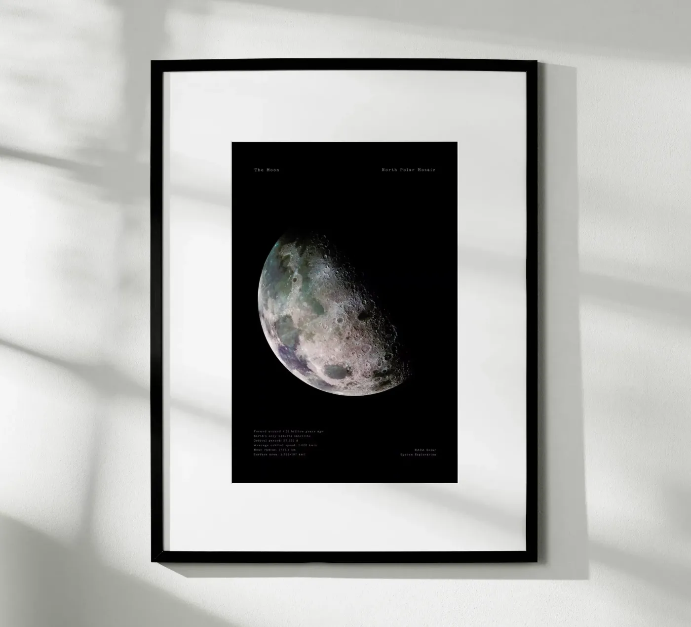The Moon poster van Vintage by JUNIQE