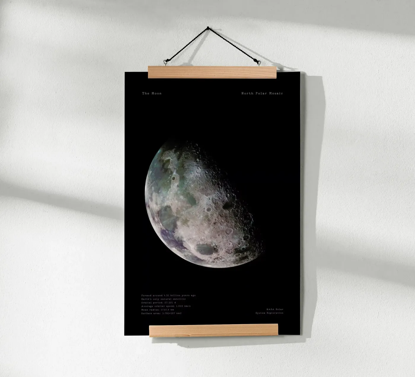The Moon poster van Vintage by JUNIQE