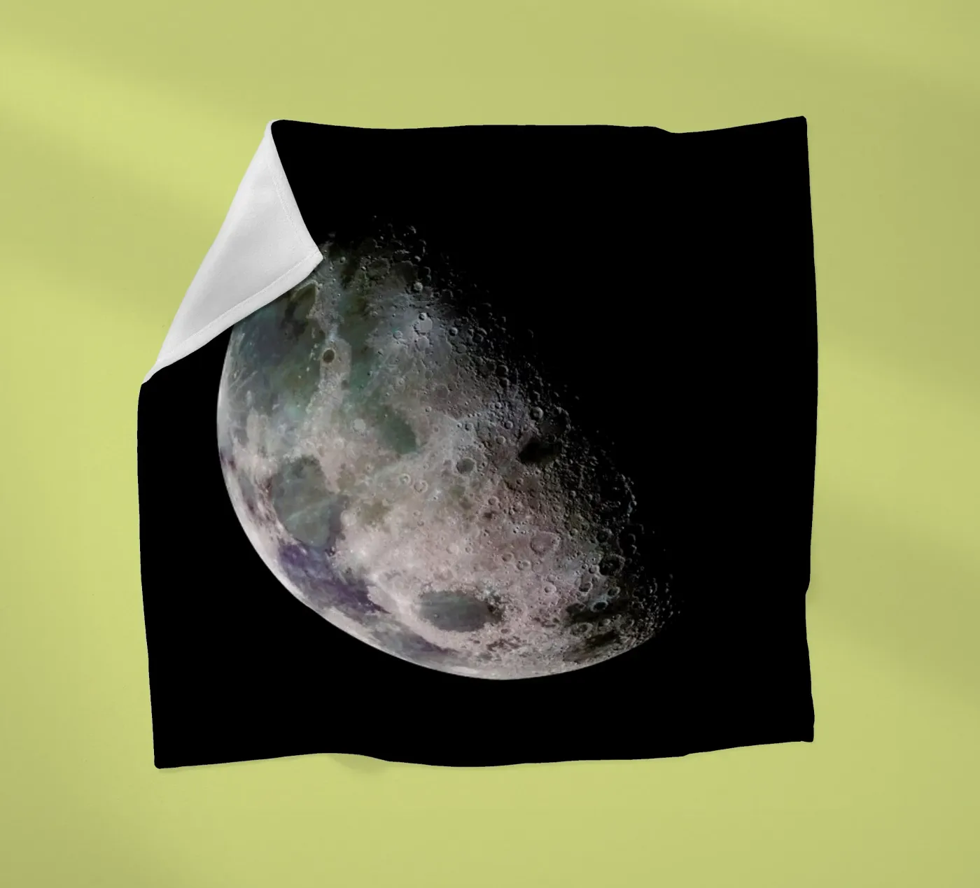 The Moon Fleecedecke von Vintage by JUNIQE