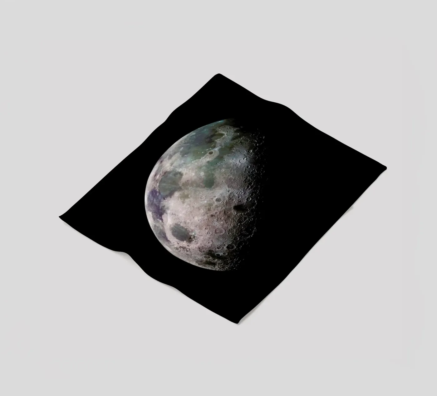 The Moon Fleecedecke von Vintage by JUNIQE