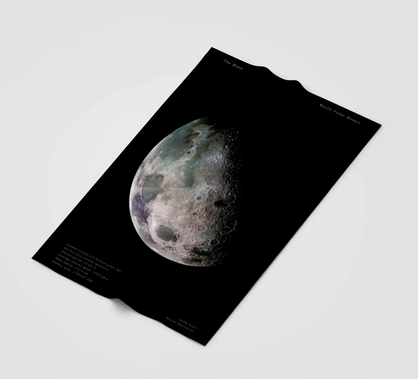 The Moon Fleecedecke von Vintage by JUNIQE