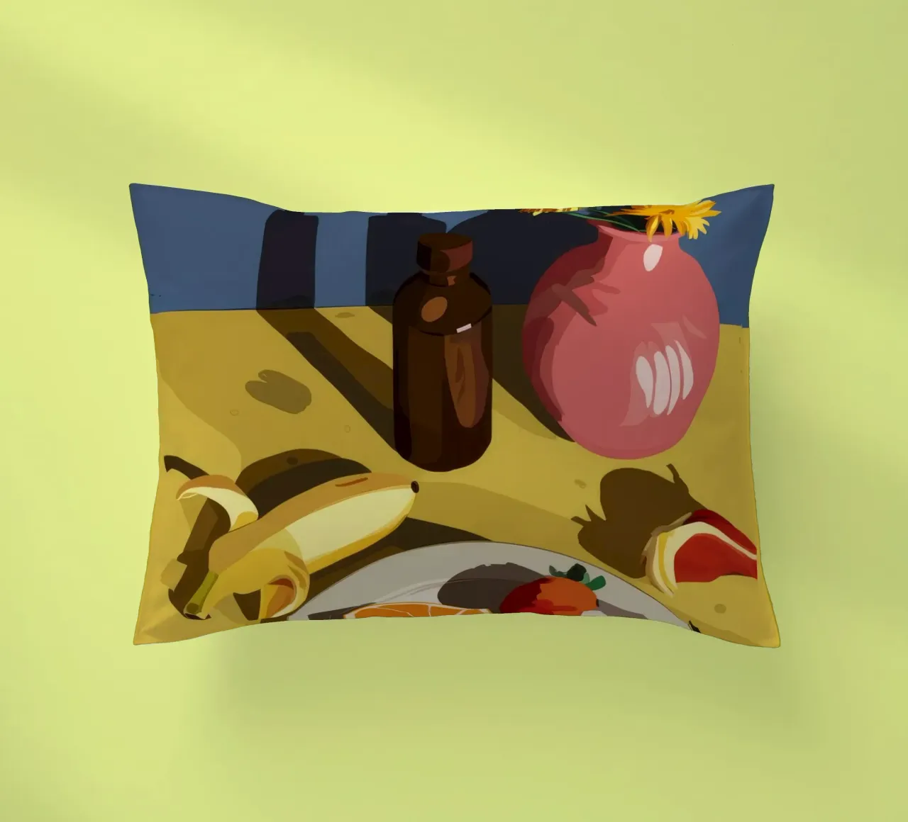 Piatto rosa frutta cuscino da Moonlite Desire