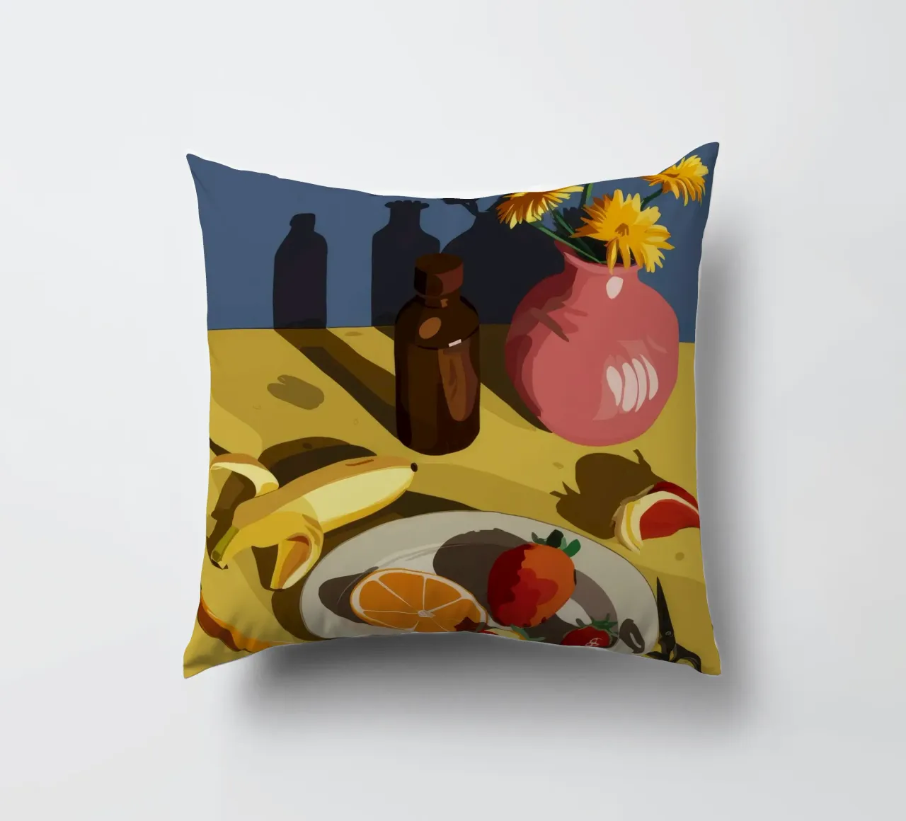 Piatto rosa frutta cuscino da Moonlite Desire