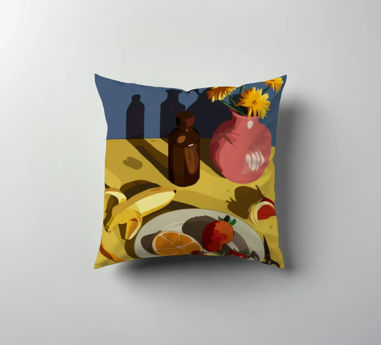 Piatto rosa frutta cuscino da Moonlite Desire