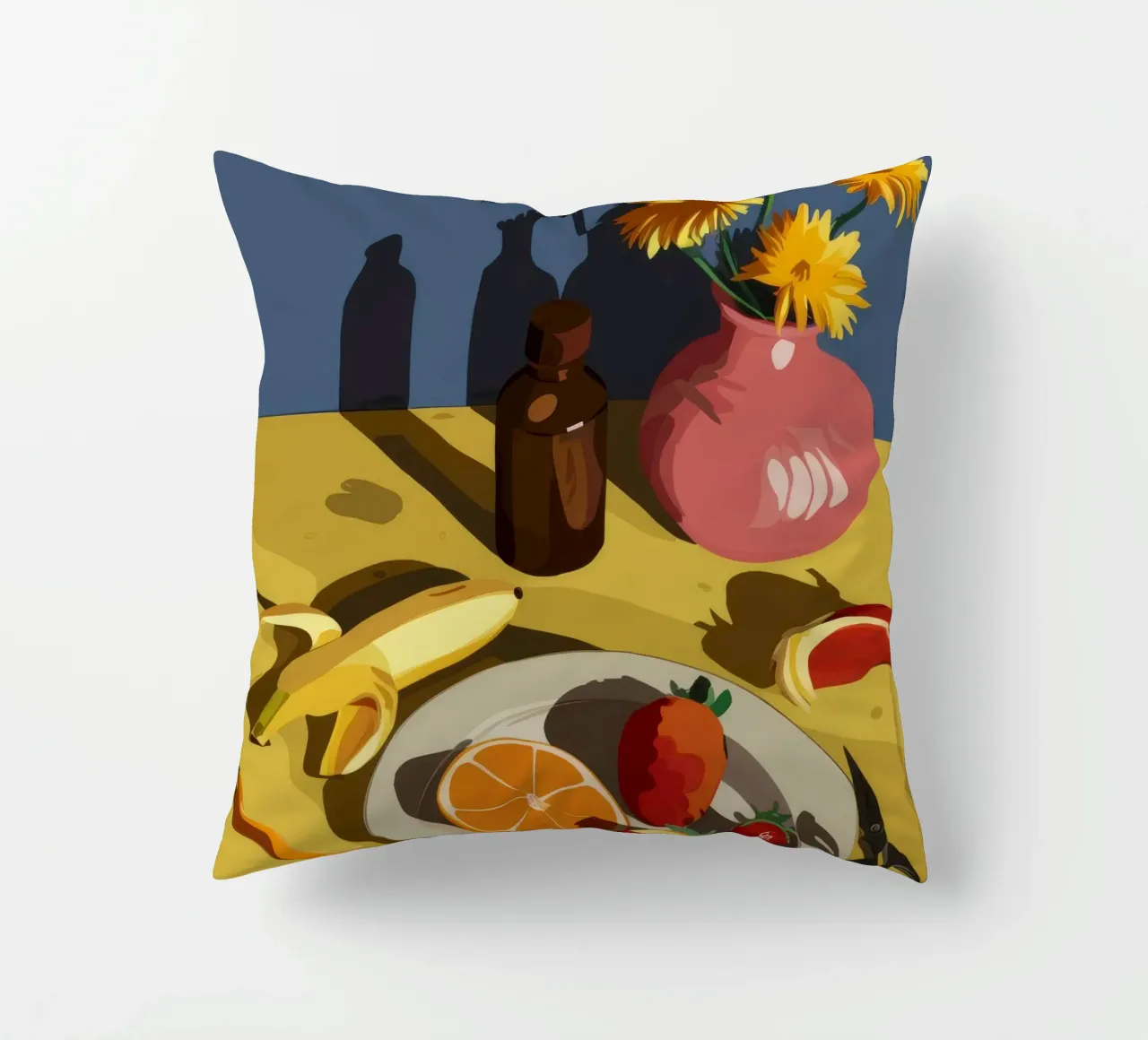 Piatto rosa frutta cuscino da Moonlite Desire