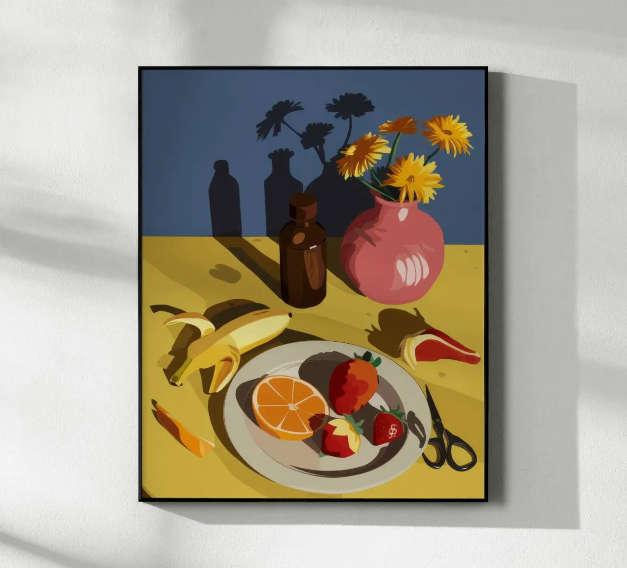 Piatto rosa frutta plexiglass da Moonlite Desire