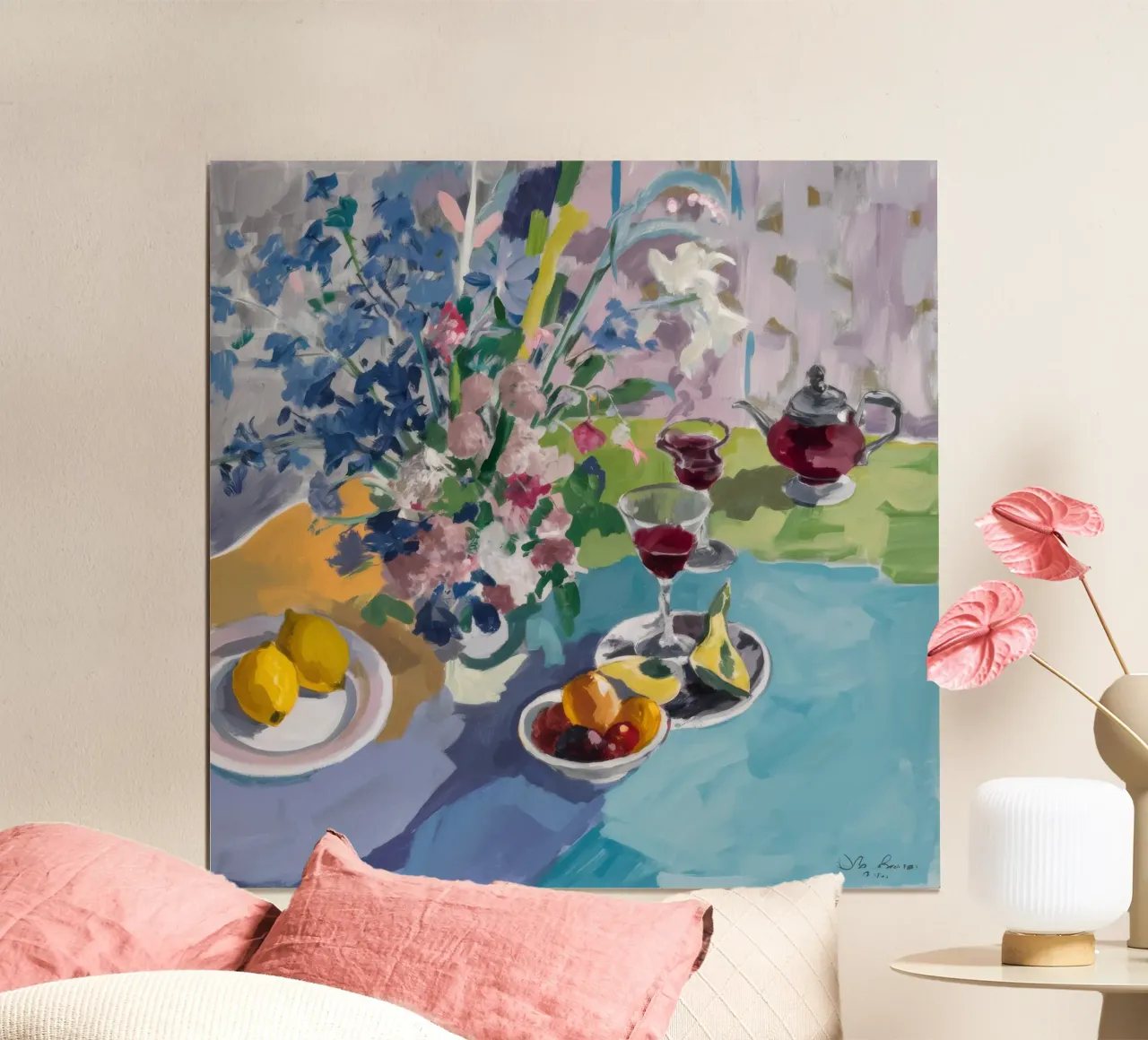 Festliche Fruchtmischung Poster von Lush Essence