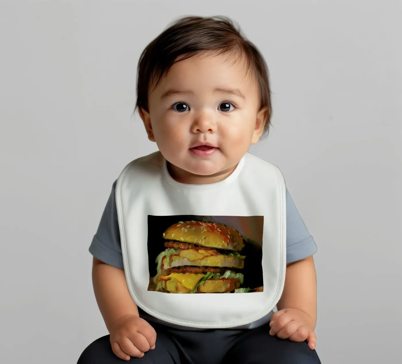Big Mac baby slabbetje van Noah Verrier