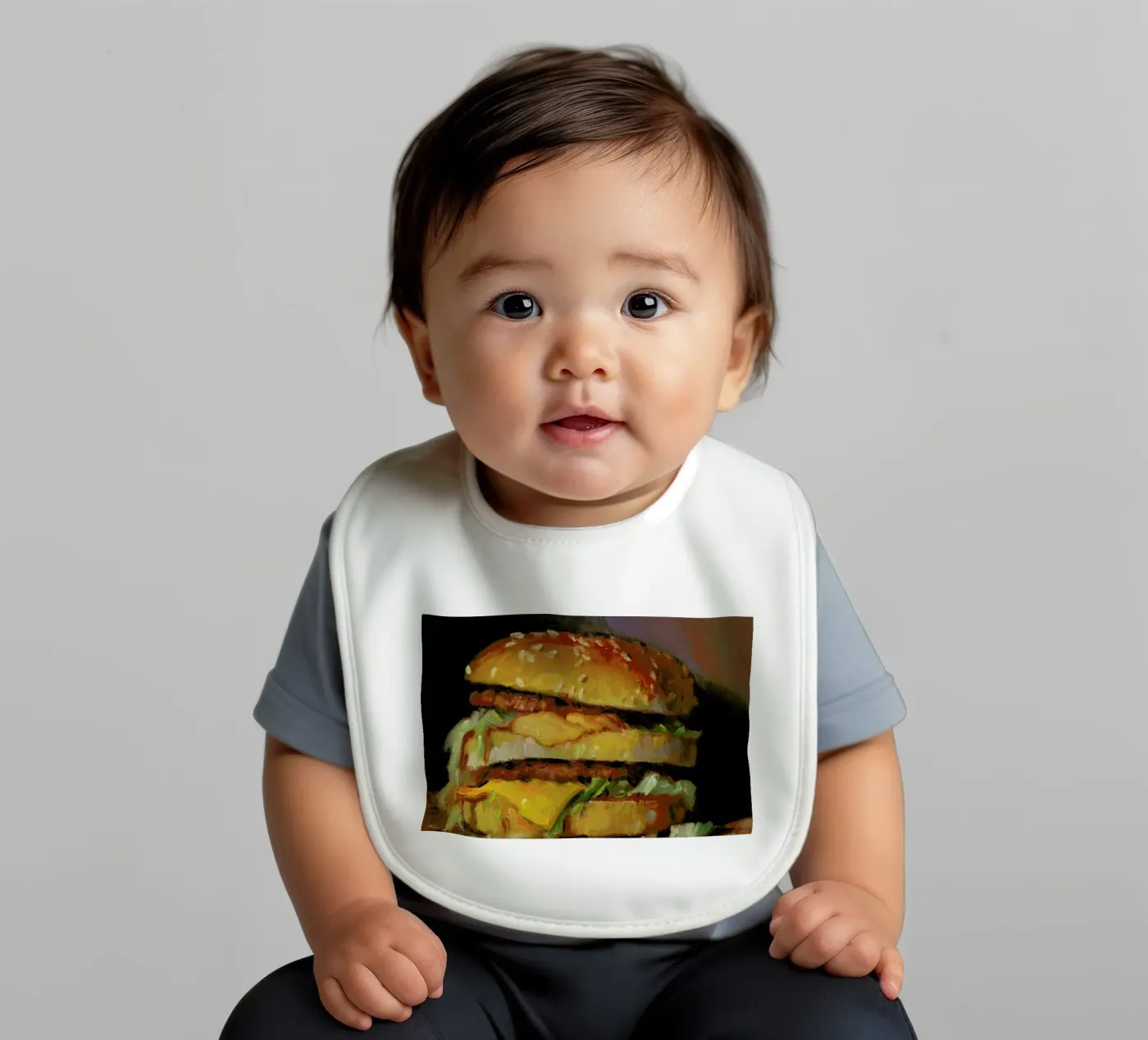 Big Mac baby slabbetje van Noah Verrier