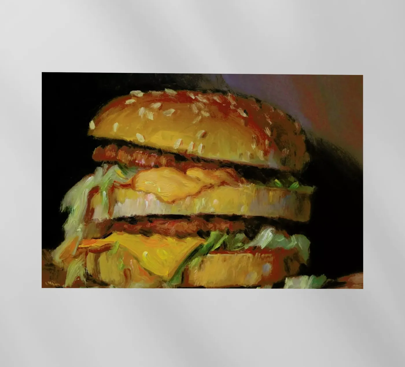 Big Mac pellicola backlit da Noah Verrier