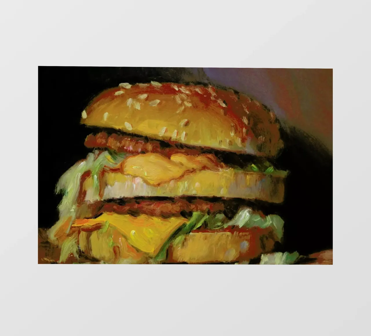 Big Mac pellicola backlit da Noah Verrier