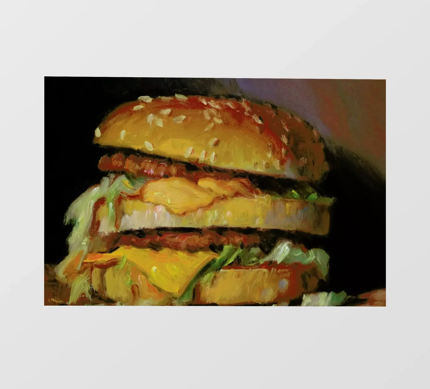 Big Mac pellicola backlit da Noah Verrier