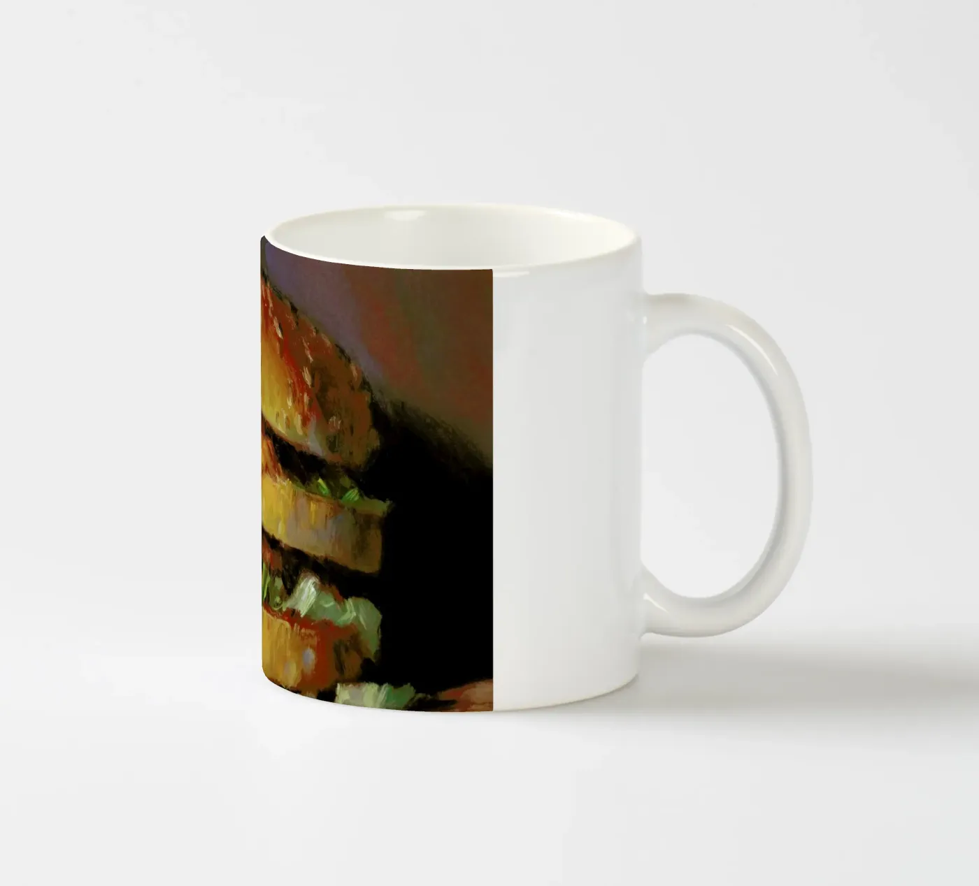 Big Mac ceramic mug by Noah Verrier