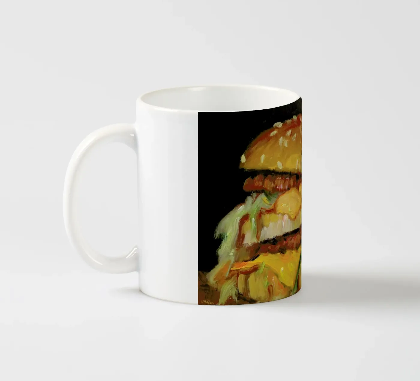 Big Mac ceramic mug by Noah Verrier