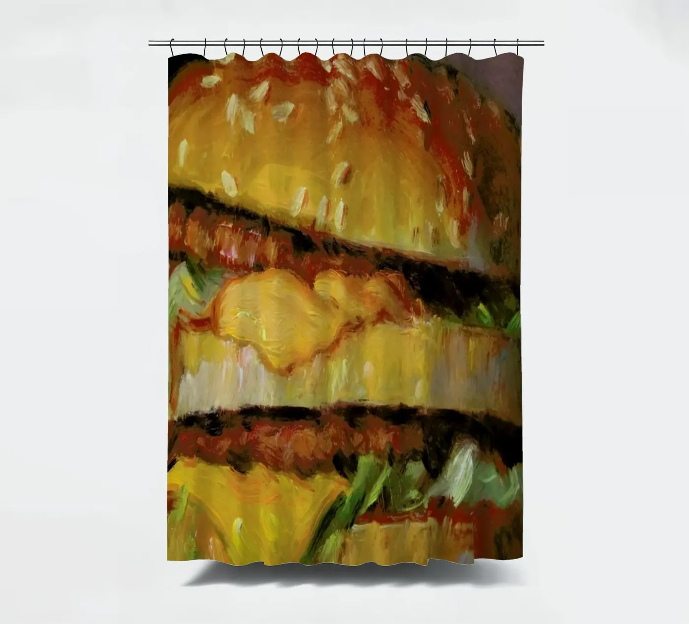 Big Mac douchegordijn van Noah Verrier