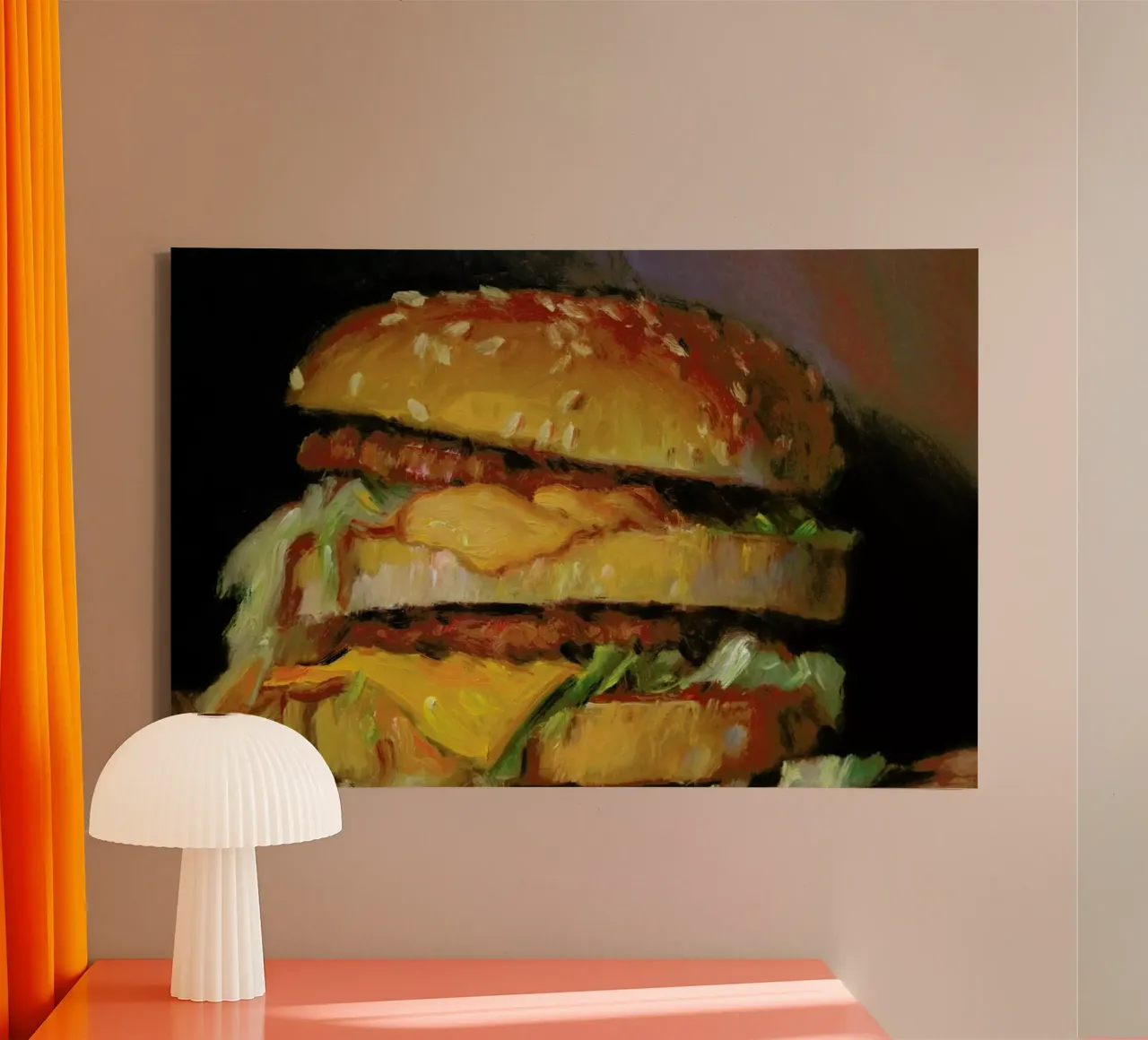 Big Mac tela da Noah Verrier