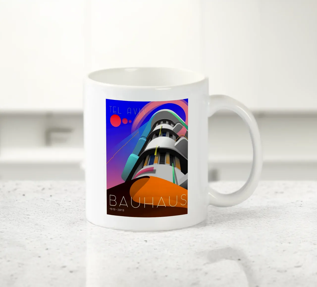 Bauhaus tazza in ceramica da Brooke