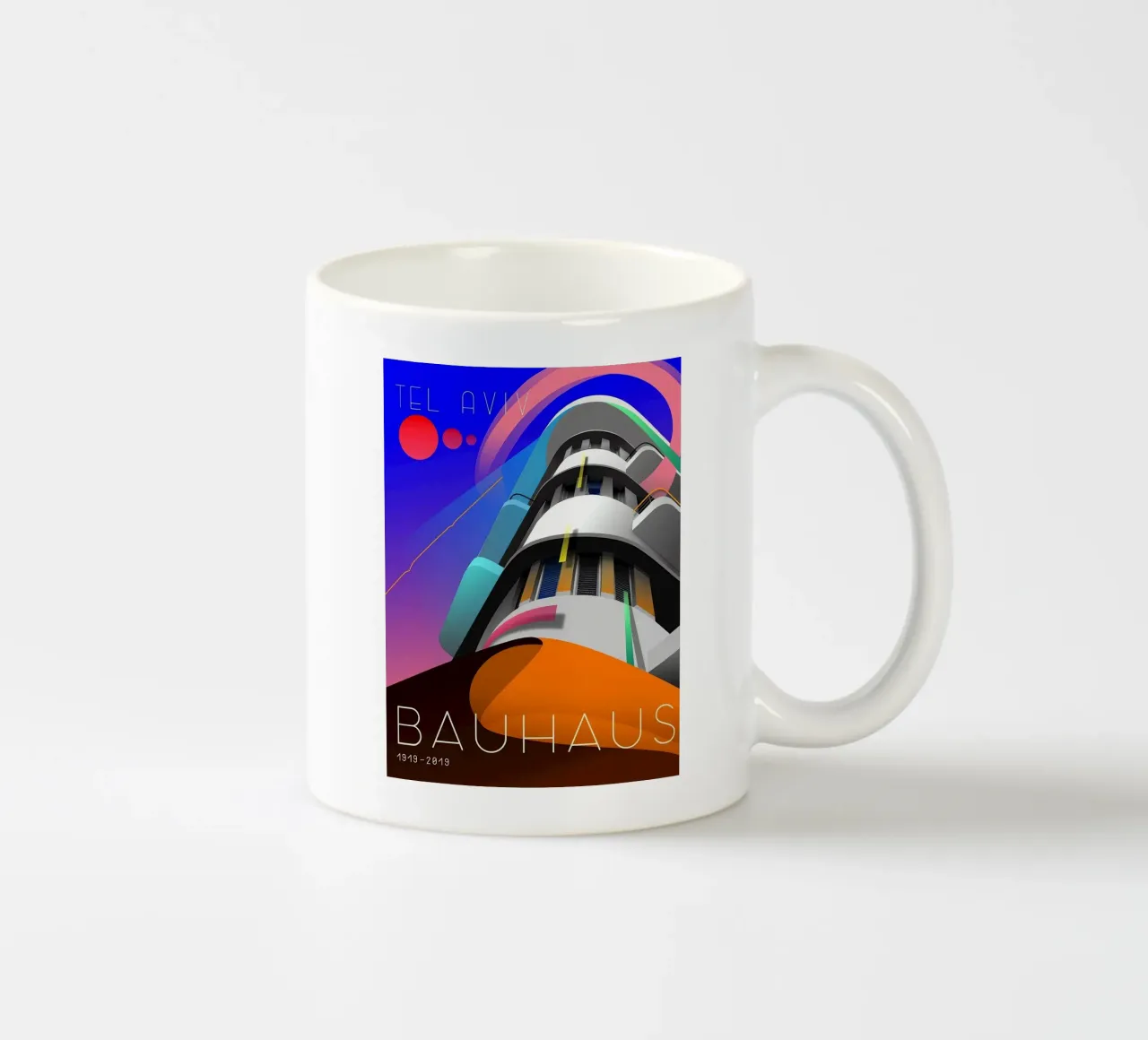 Bauhaus tazza in ceramica da Brooke