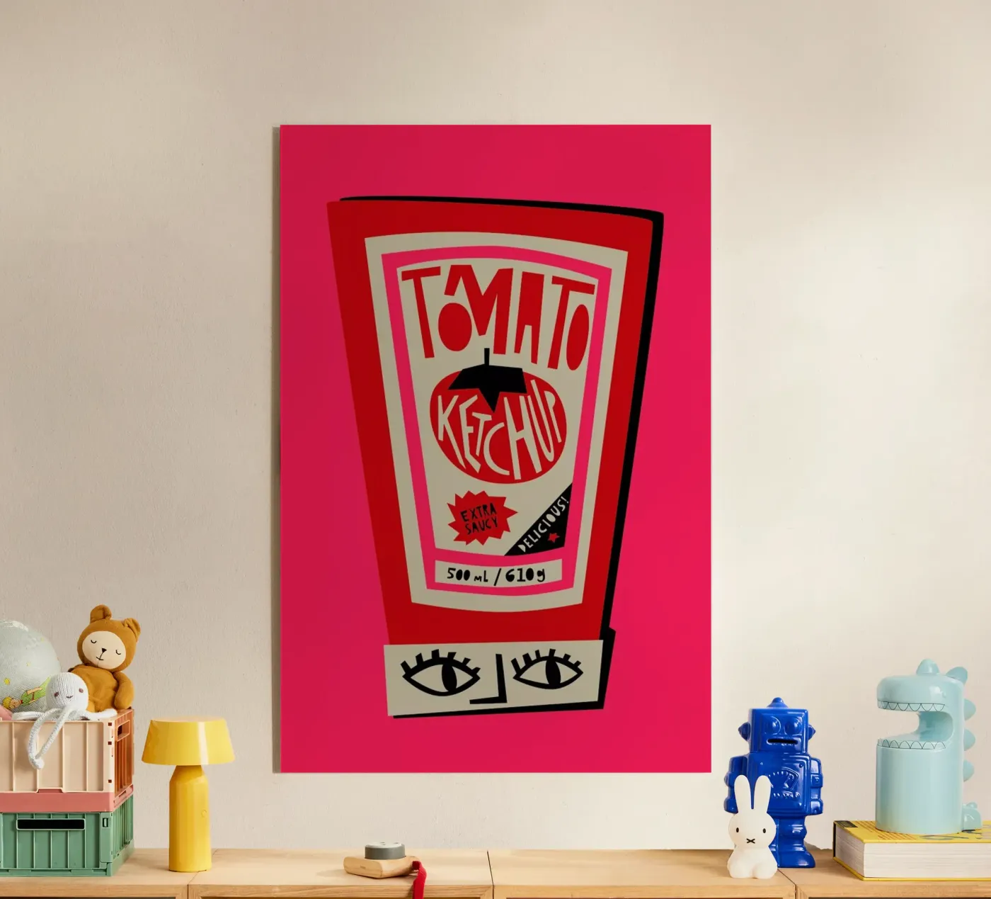 Tomato Ketchup plexiglass da Fox & Velvet