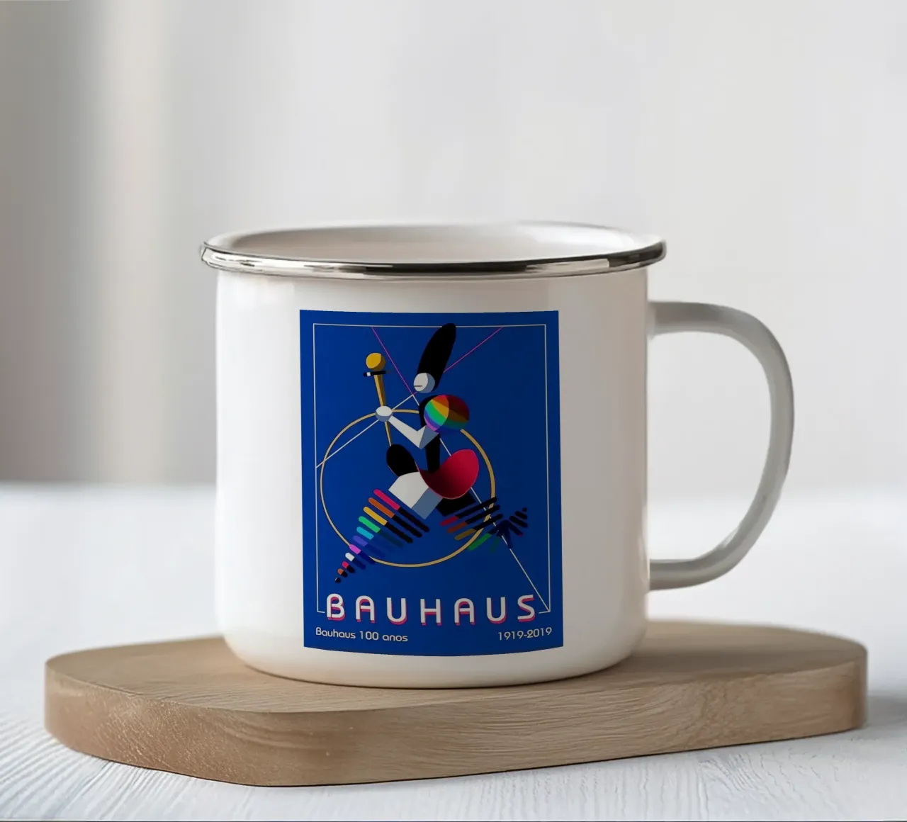 Bauhaus tazza in smalto da Brooke