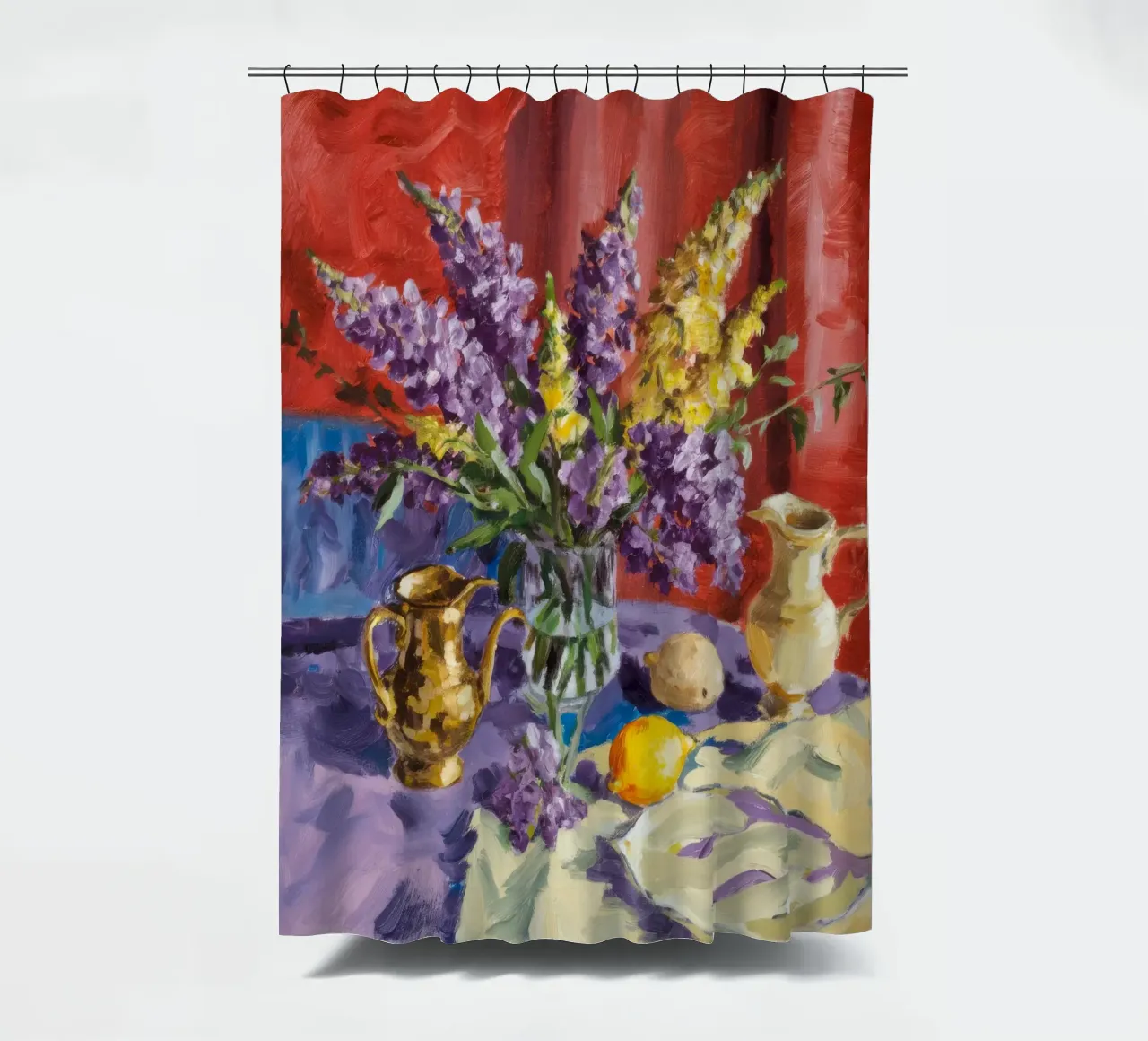 Golden Pitcher Radiance Duschvorhang von Radiance Landscape