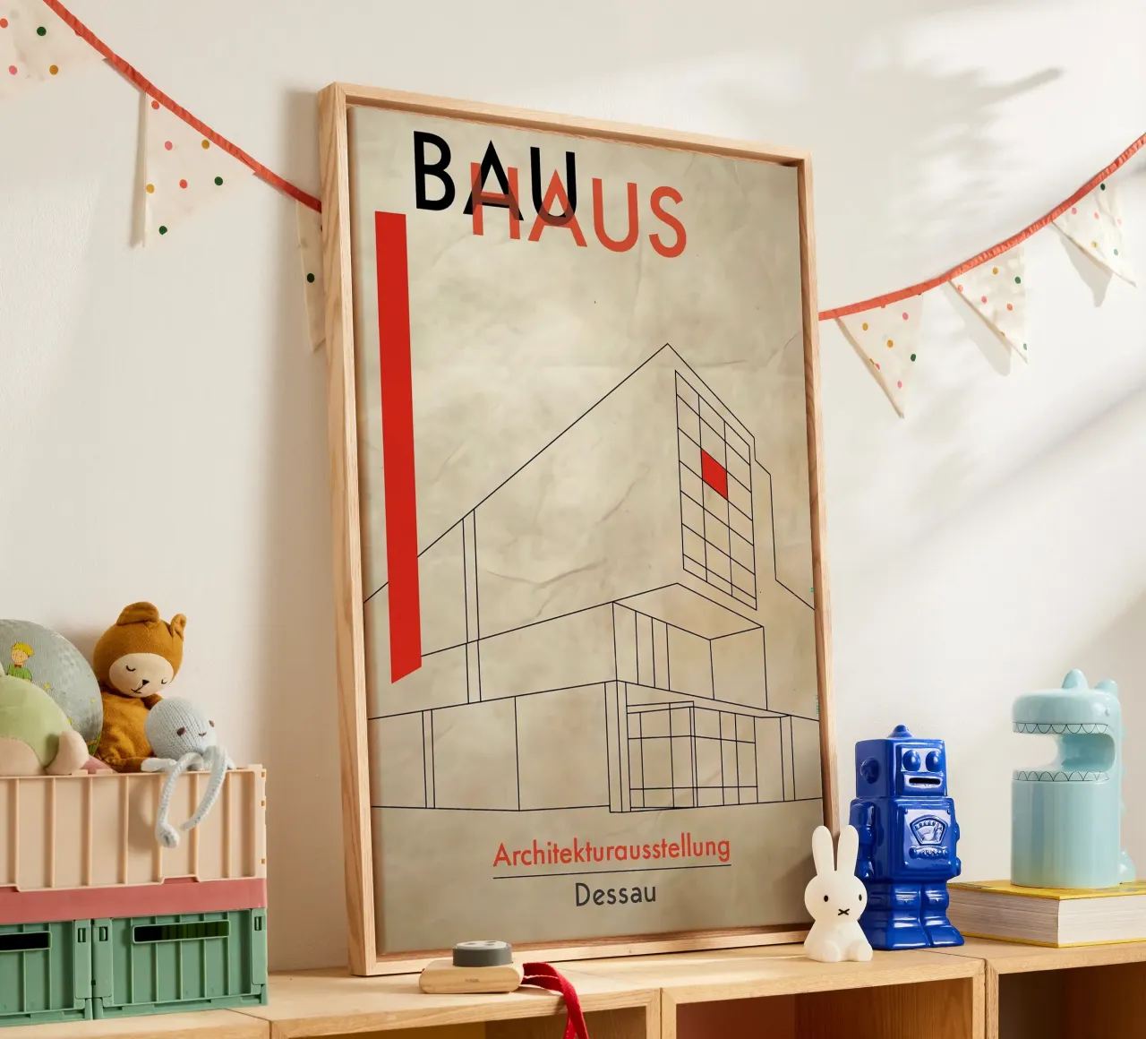 Bauhaus tela con Cornice a cassetta da Brooke
