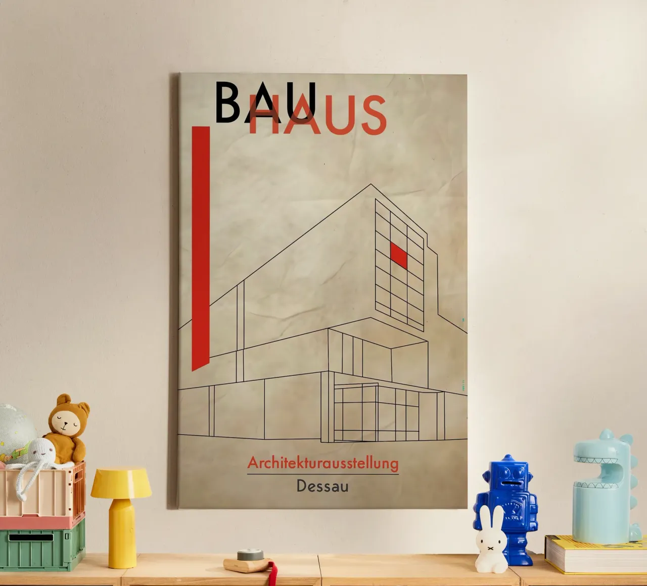 Bauhaus tela con Cornice a cassetta da Brooke