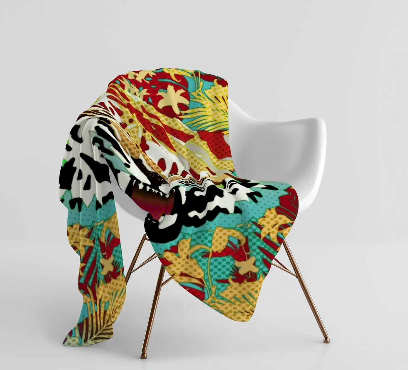 Tiger 2 fleecedeken van Ali Gulec