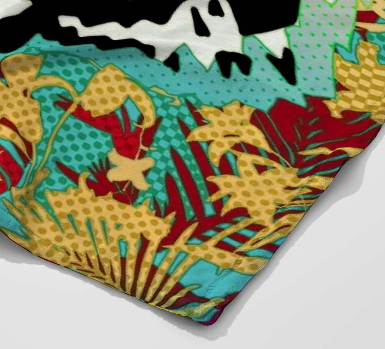 Tiger 2 fleece blanket by Ali Gulec