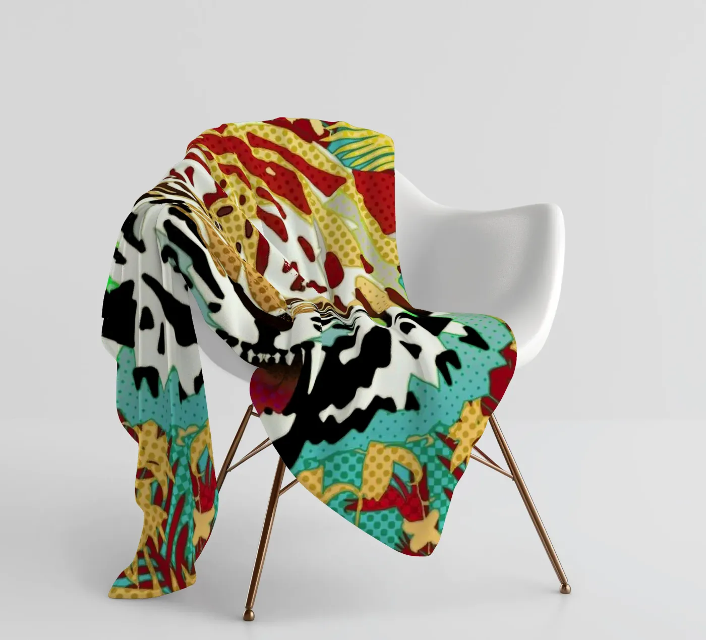 Tiger 2 fleecedeken van Ali Gulec