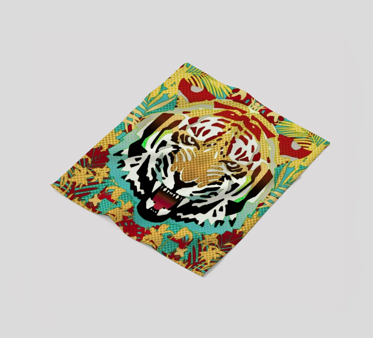 Tiger 2 fleece blanket by Ali Gulec