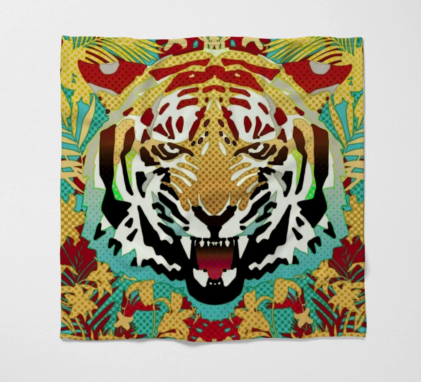 Tiger 2 fleecedeken van Ali Gulec