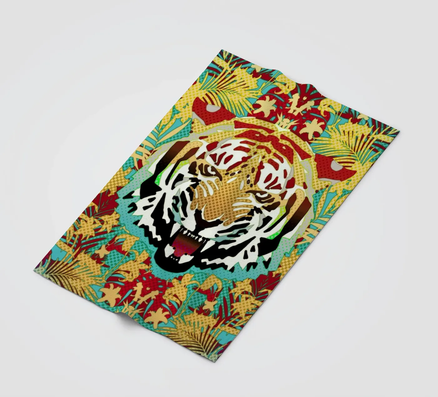 Tiger 2 fleecedeken van Ali Gulec