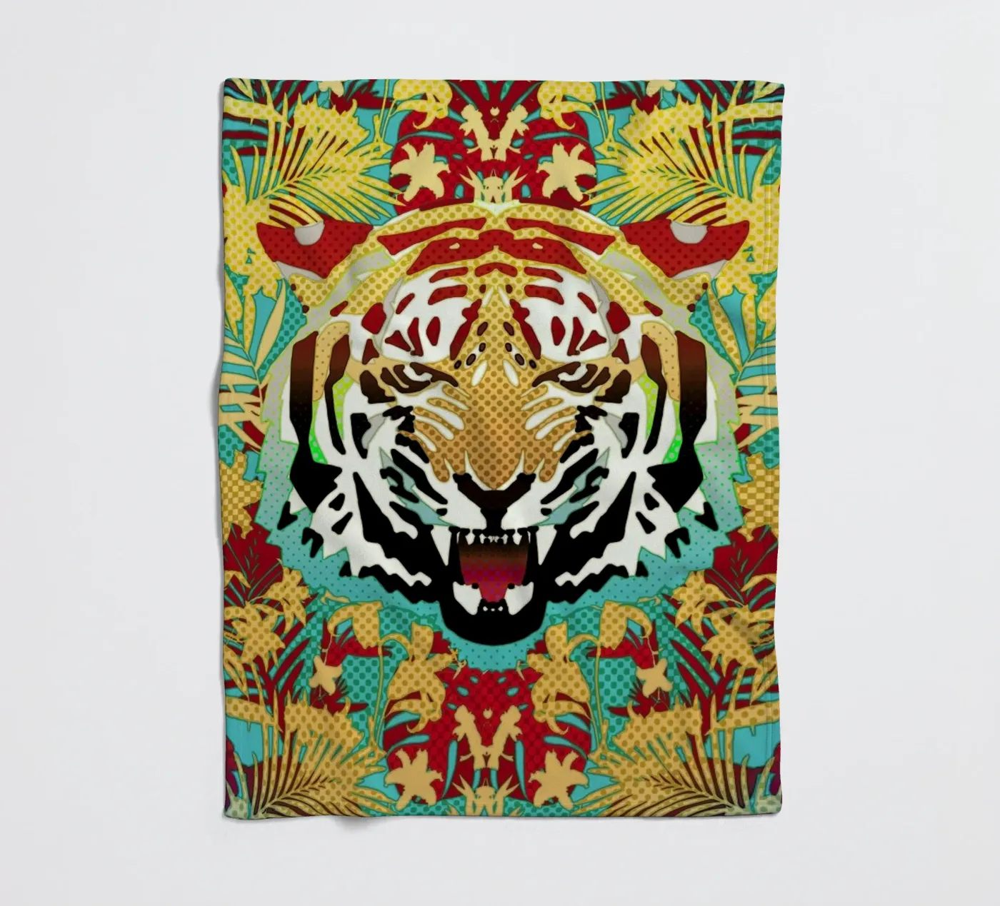 Tiger 2 fleecedeken van Ali Gulec